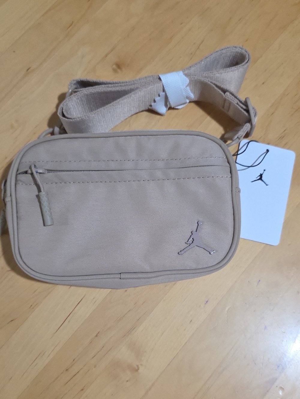 Jordan Beige/Tan Belt Bag with Jumpman Logo